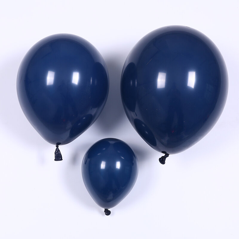 30Pcs 5/10/12นิ้วหมึกลูกโป่งสีฟ้า Navy Blue Helium Air Balls วันเกิดของตกแต่งงานแต่งงาน Party อุปกรณ์วาเลนไทน์ Globos