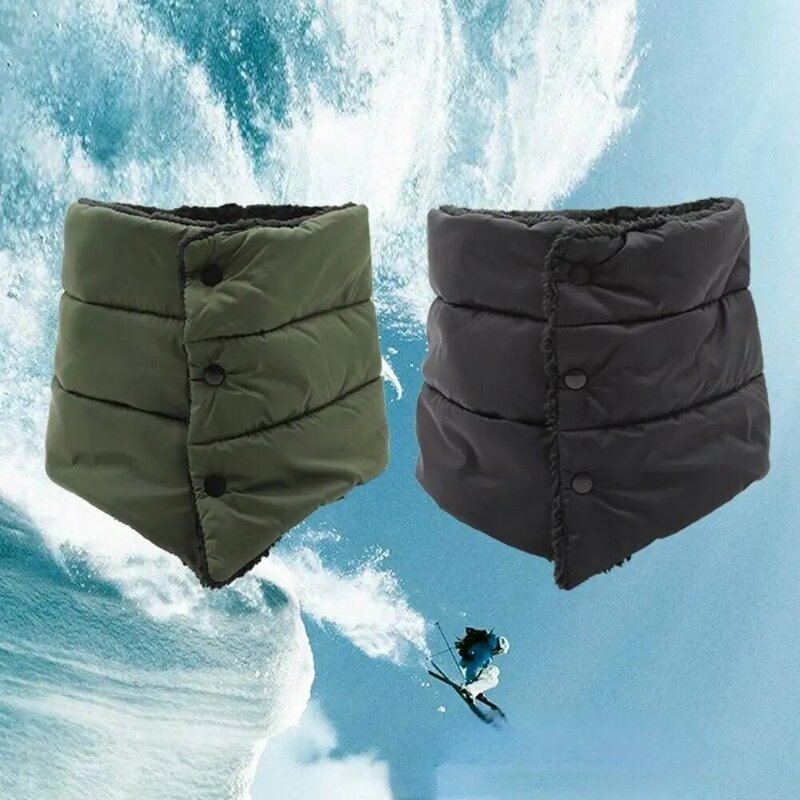 Fashion Design Winter Scarves Warm Waterproof Warm Velvet Down Scarf Neck Warm Unisex Head Scarf Outdoor