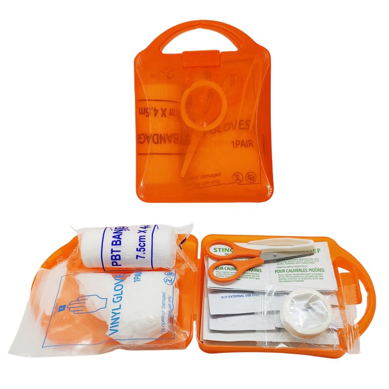Kit de emergencia portátil para mascotas, caja de primeros auxilios ligera para perros, accesorios de viaje para el cuidado de mascotas, cortes de heridas o lesiones menores