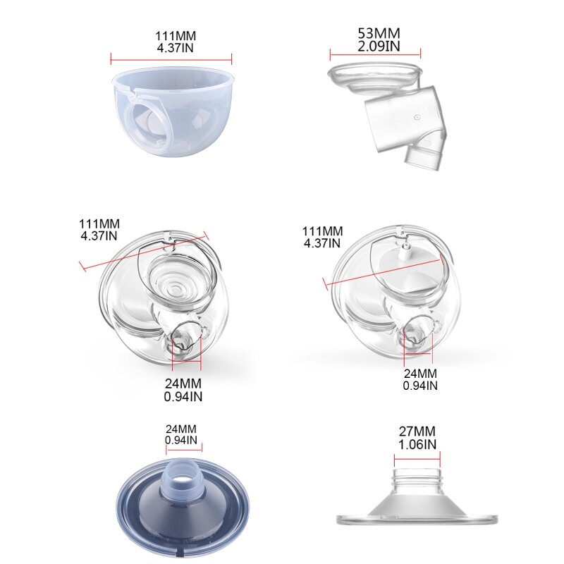 Силиконовые роговые мембранные клапаны с утиным носом Силиконовая мембранная чашка для сбора молока Пригодная для носки насос