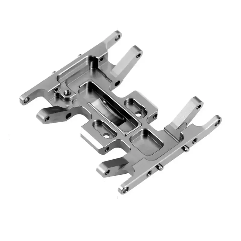 Dla Axial SCX24 90081 1/24 RC Crawler Car Metal Gearbox Mount Base Transmission Holder Skid Plate Upgrade Parts