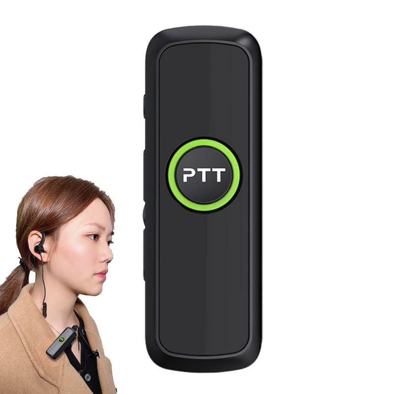 Mini walkie-talkie con Clip de manos libres, altavoz de dos vías, auricular de Radio portátil, sonido claro