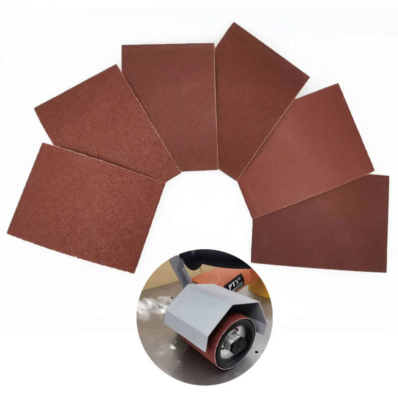 Schleifpapier zum Kupfers chleifen von rotem Holz 10 Stück 283 * mm Schleif hülsen Schleif bänder zum Polieren von Holz metalls chleifen