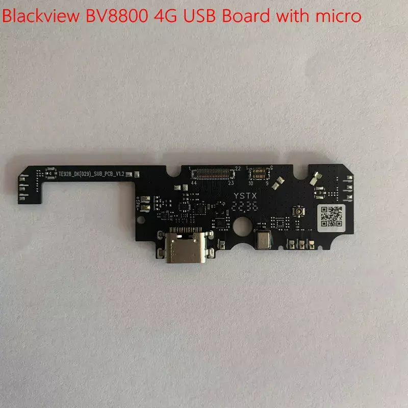 Untuk Blackview BV8800 BL8800 Pro Asli USB Papan Pengisi Daya Mikrofon Sirkuit Dok Konektor Aksesori Ponsel