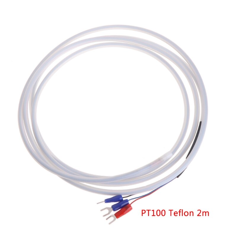 652F 2M PTFE PT100 RTD 3-przewodowy czujnik temperatury Olej wodoodporny antykorozyjny