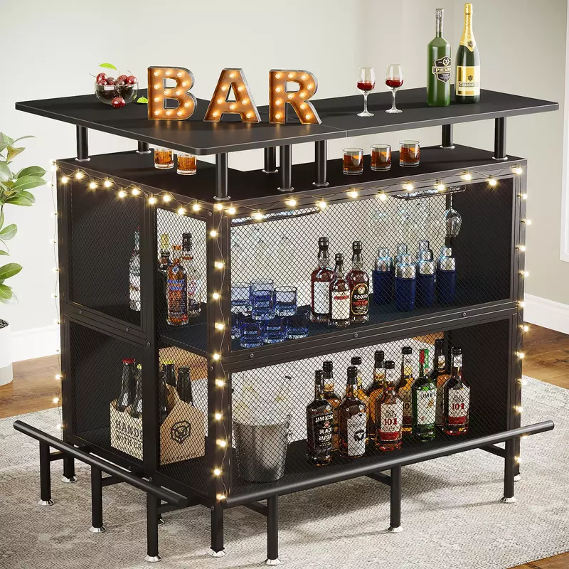 Tribesigns Home Bar Unit Mini Liquor Tafelkast