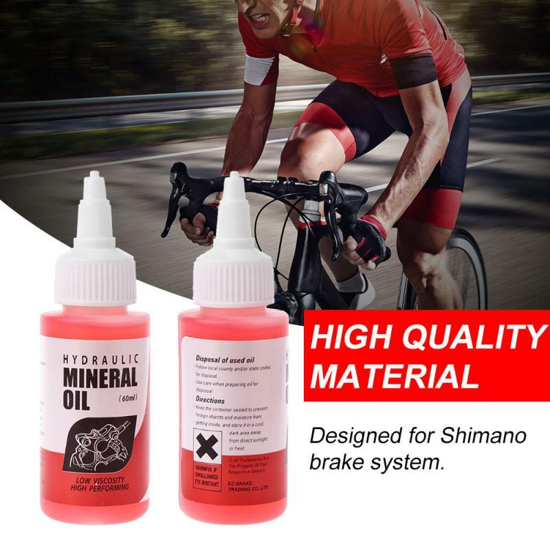New Bicycle Brake Mineral Oil System 60ml Fluid Cycling Mountain Bikes For Shimano 27RD Bike Hydraulic Disc Brake Oil Fluid