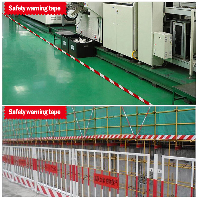 Self-Adhesive  Reflective Striped Floor Safety Marking Tape For Hazard Caution