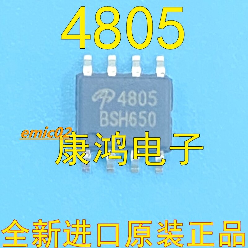 AO4805 4805 MOSSOP-8 MOSFET P, 10 unidades, stock Original