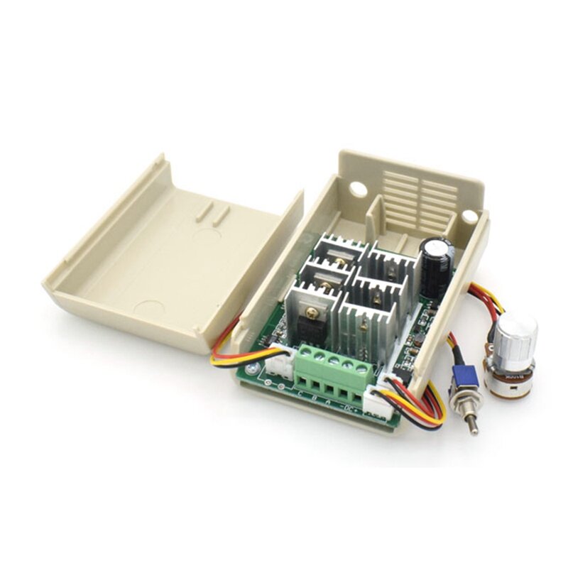 Bldc Three-Phase Brushless Motor Speed Controller Fan Drive Dc 5-36V 15A With Potentiometer Switch 12V 24V