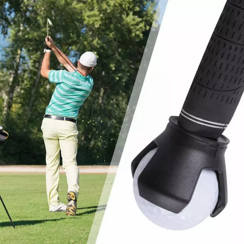 G olf Ball Pick up Clamp suministros de Golf de aleación de Zinc de goma, accesorios para G olf, conveniente y práctico, Ayuda de entrenamiento