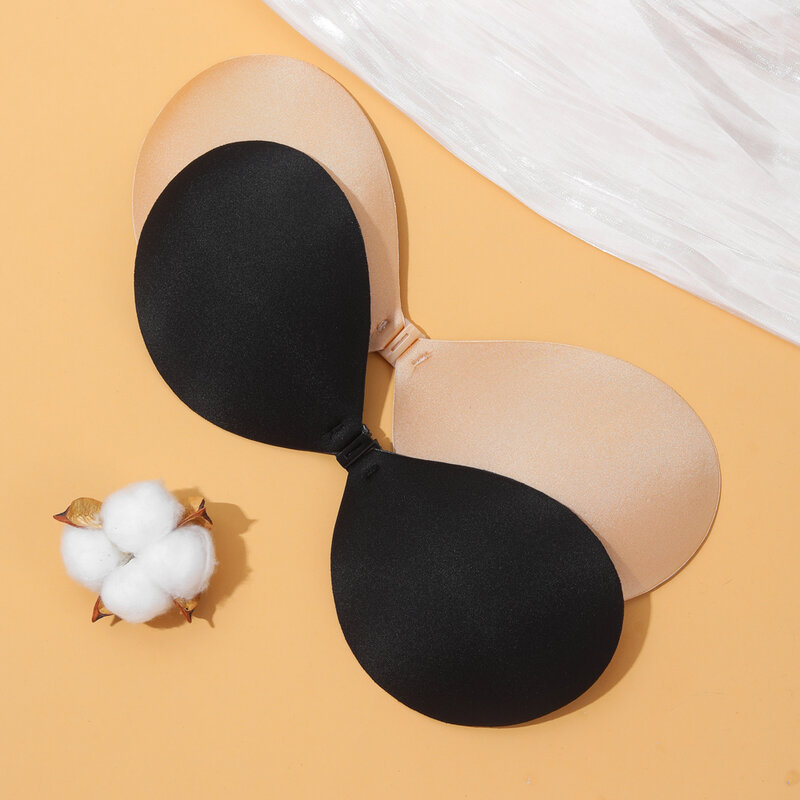 Sexy Sujetador Women's bra Invisible Push Up Bra Self-Adhesive Silicone Seamless Front Closure Sticky Backless Strapless Bra