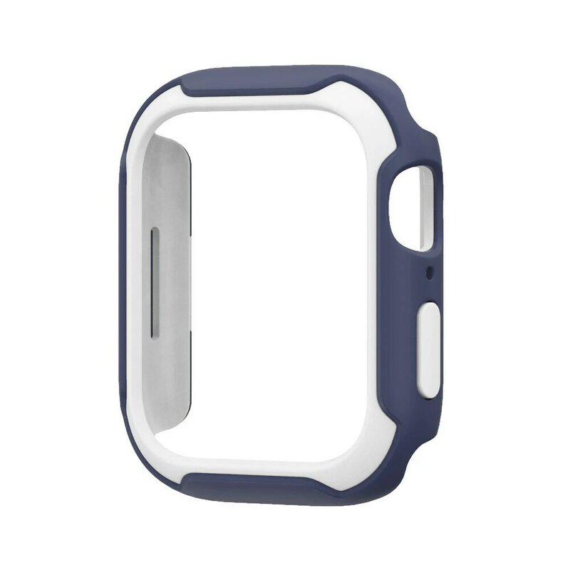 Чехол-бампер для Apple Watch series 7 6 5 4 SE 45 мм 41 мм 44 мм 40 мм, гибкий защитный чехол из ТПУ и поликарбоната для iwatch, чехол