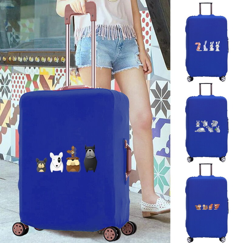 Luggage Case Fashion Dust-proof Trolley Protective Travel Accessory Cover Apply To 18-28 Inch Cartoon Print Suitcase Covers