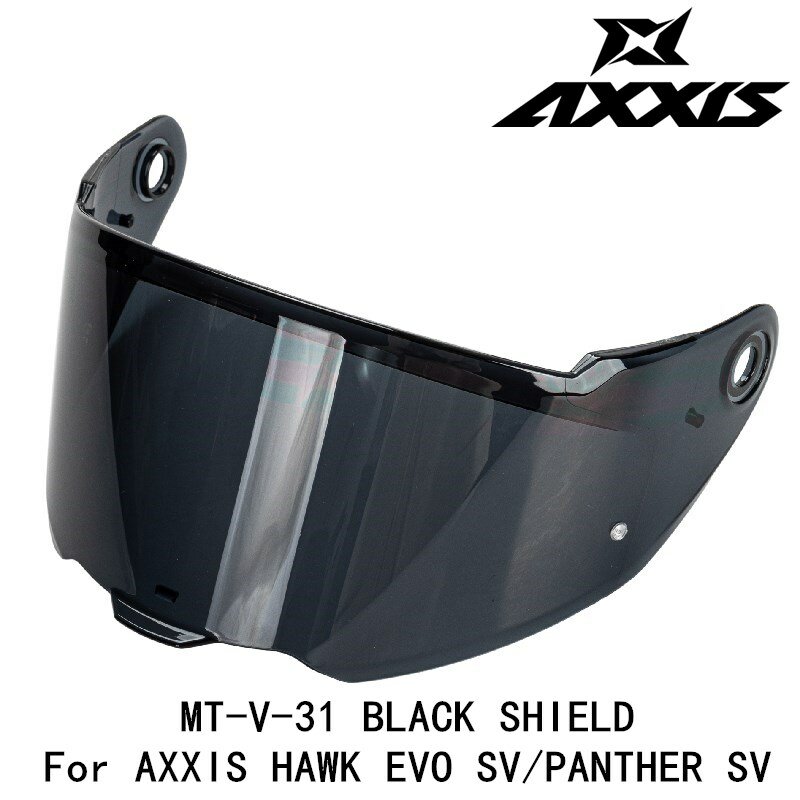 Axxis หน้ากากหมวกกันน็อคสำหรับ Hawk EVO SV Panther SV หมวกกันน็อคอะไหล่กระจก MT-V-31โล่อุปกรณ์ดั้งเดิม axxis