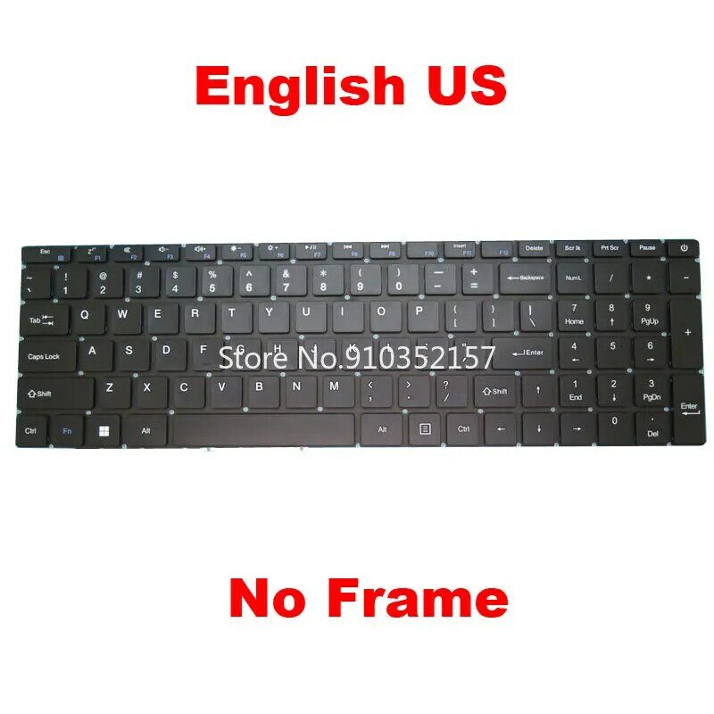 English Keyboard For Gateway GWTN156-1 GWTN156-1RG GWTN156-4 GWTN156-4BK GWTN156-4BL 4GR 4PR GWTN156-5 GWTN156-5BL 5BK 5GR 5PR