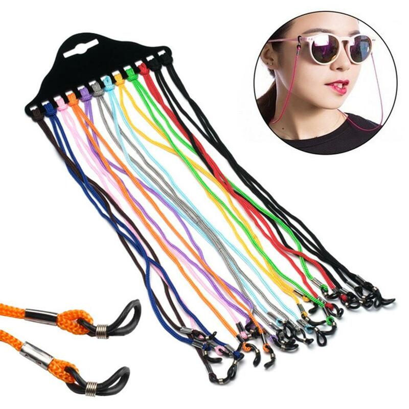 1/2PCS Glasses Strap Neck Cord Adjustable Sunglasses Eyeglasses Rope Lanyard Holder Eyewears Cord Holder Neck Strap Rope Neck