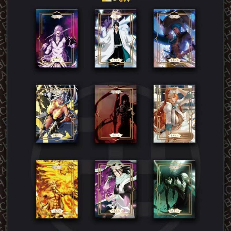 Original Anime Characters Bleach Card TCG Card Games Card Cosplay Board Game Collection Cards Toys Gift