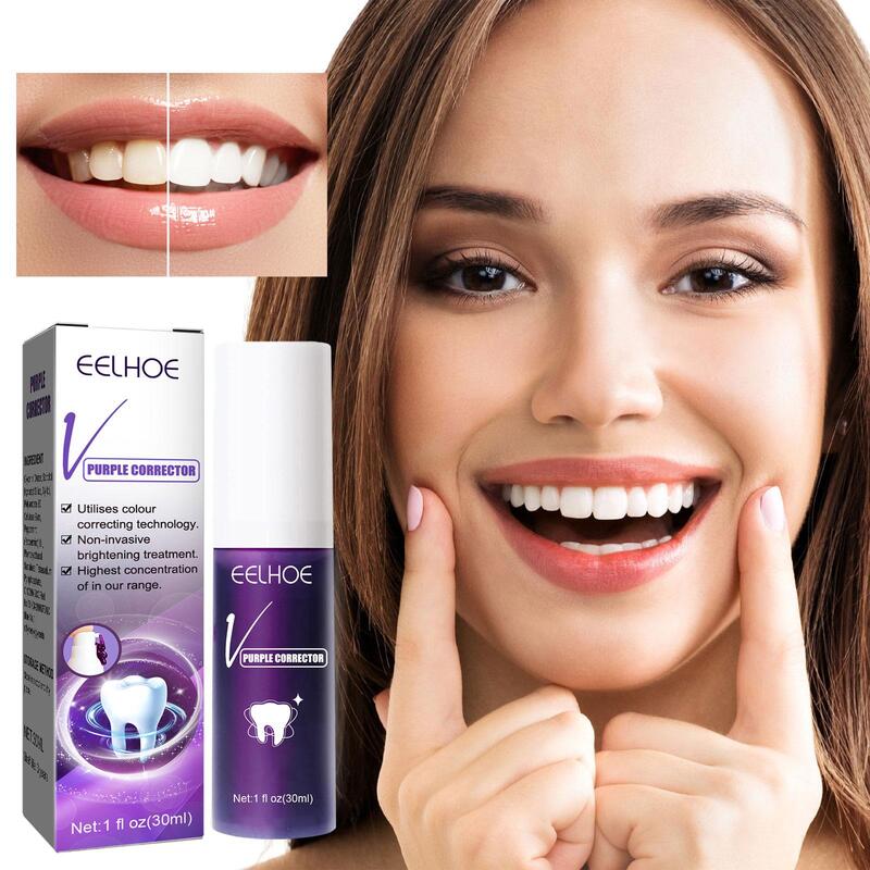 Pasta de dientes blanqueadora, esencia para el cuidado Dental, elimina las manchas Gingival, reparación de Caries orales, placa limpia, Preve A4W3
