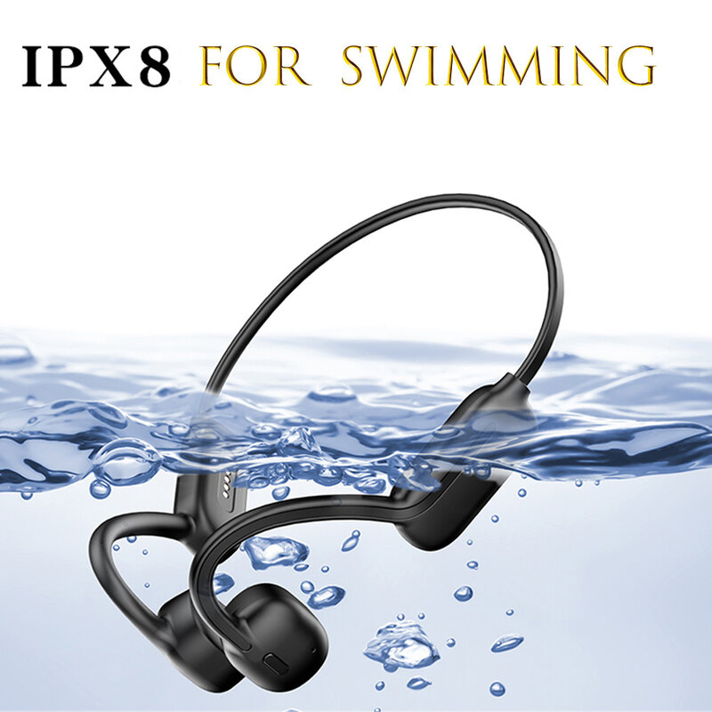 XIAOMI MIJIA nuoto auricolari a conduzione ossea Bluetooth Wireless Hifi cuffie IPX8 impermeabile 32GB lettore MP3 microfono auricolare