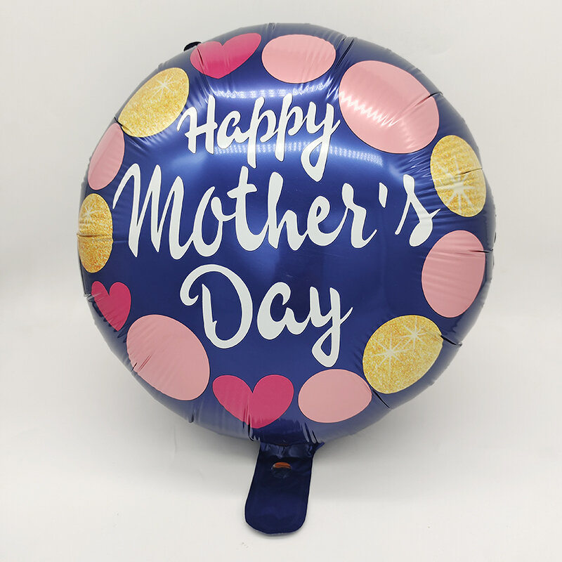 Coração Shape Foil Balloon para a mãe, Feliz Dia das Mães Decoração, Birthday Party Decor, Mom Festival Gift, te amo, 18 ", 5Pcs