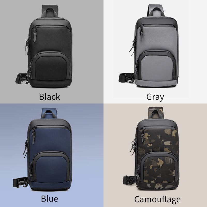 Ozuko-カジュアルなビジネスショルダーバッグ,USB充電ポート付き,大容量,防水,調節可能,メッセンジャースタイル
