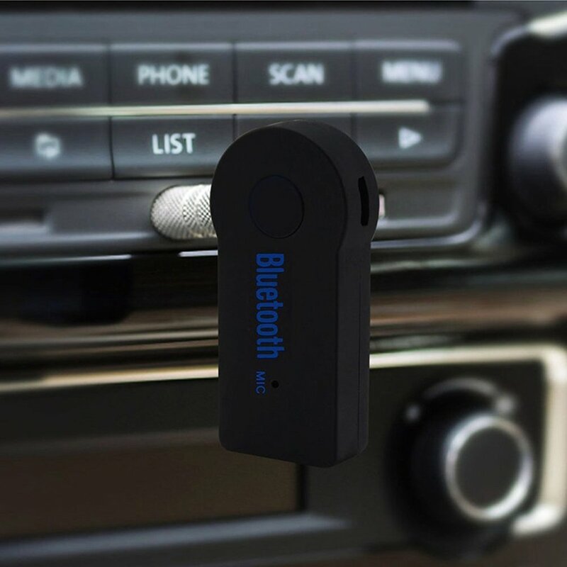3.5mm Bluetooth Version 4.1 Wireless Car Adapter Aux Car Audio Receiver Adapter Noise Cancelling Technology Audio Receiver