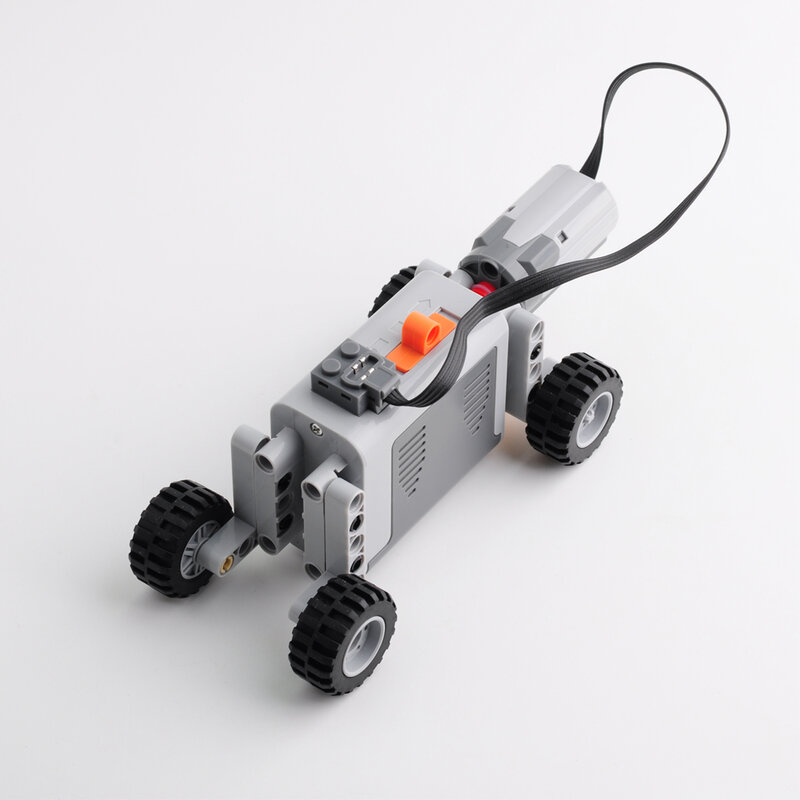 Juego de bloques de construcción MOC para coche, Kit técnico de batería AA, Motor M Compatible con legoeds, 8883, 8881, función de potencia, juguete para coche