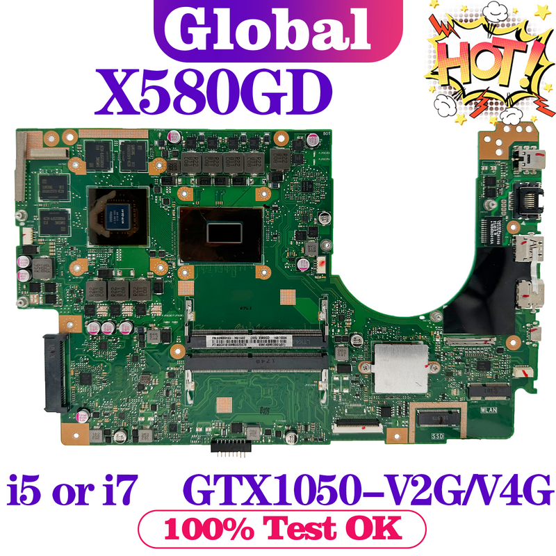KEFU Материнская плата ASUS Vivobook N580G NX580G M580G N580GD NX580GD M580GD X580GD материнская плата для ноутбука i5 i7 8-е коридор/V4G