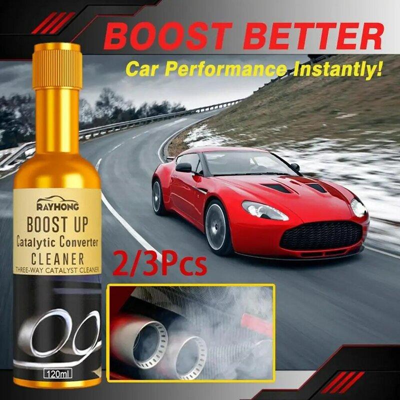 2/3pcs 120ml Promotion Car Catalytic Converter Cleaners Clean Csv Engine Easy Automobile Cleaner To Catalysts Accelerators C6o4