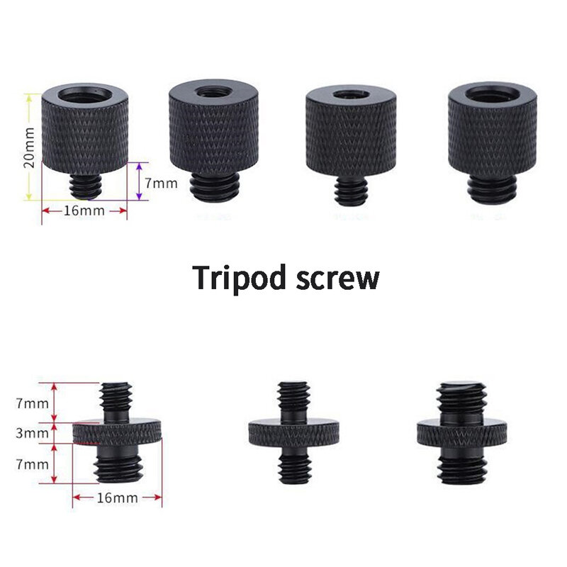 1/4 to 3/8 Male to Female Thread Screw Mount Adapter Tripod Plate Screw mount for Camera Flash Tripod Light Stand