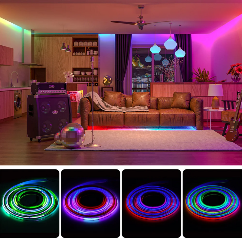 SMD5050 LED Ice Lights Infrared Control LED Strip Light Bluetooth Control TV Backlight Color Change Bedroom Decoration Luces LED