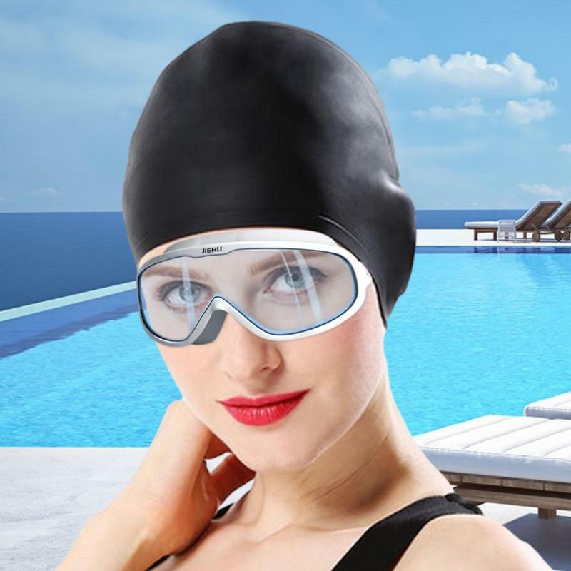 Voll schutz Schwimm brille Schwimm brille Erwachsene Männer Frauen High Definition Augenschutz trägt verstellbare Schwimm brille