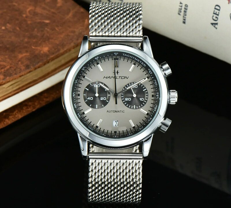 New luxury timing newest simulation men multifunctional watch leather steel band owl design waterproof leisure Watch