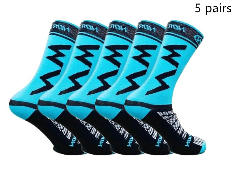 5 pairs of NW high-quality breathable sports socks, suitable for running, mountain cycling, and outdoor 
