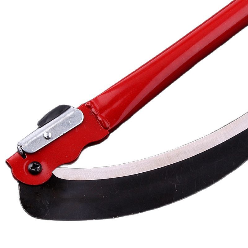 Household Gardening Cutting Grass Sickle Agricultural Folding Long Handle Hand Sickle Manganese Steel Blade Weeding Tools серп