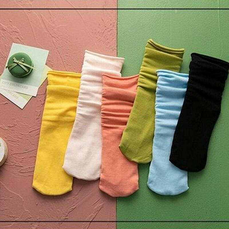 Süße süße einfarbige atmungsaktive Kinder adrette Art Flor Socke koreanischen Stil Strumpf Mädchen ultra dünne Socken Baby Strumpfwaren
