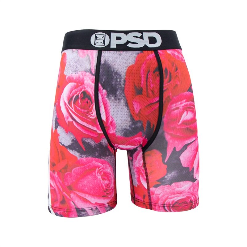 Mens Boxer Lace Silk Sexy Underwear Soft Long Shorts Sissy Beach Underpants Male Panties 3D Pouch Shorts Underwear Pants Short