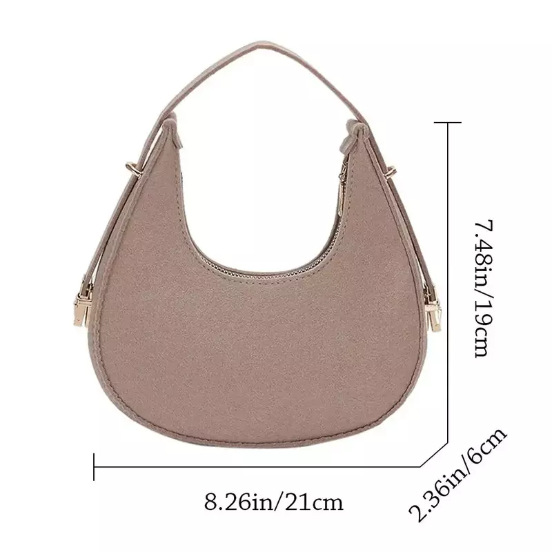 BBA006 Женская модная маленькая сумочка-клатч в стиле ретро, однотонная сумка-хобо из искусственной кожи на плечо для подмышек