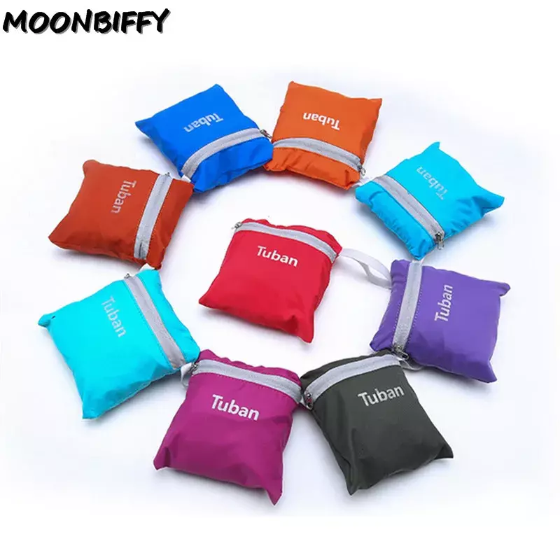경량 나일론 Foldable 배낭 방수 배낭 접는 가방 초경량 휴대용 남성 여성 여행 팩