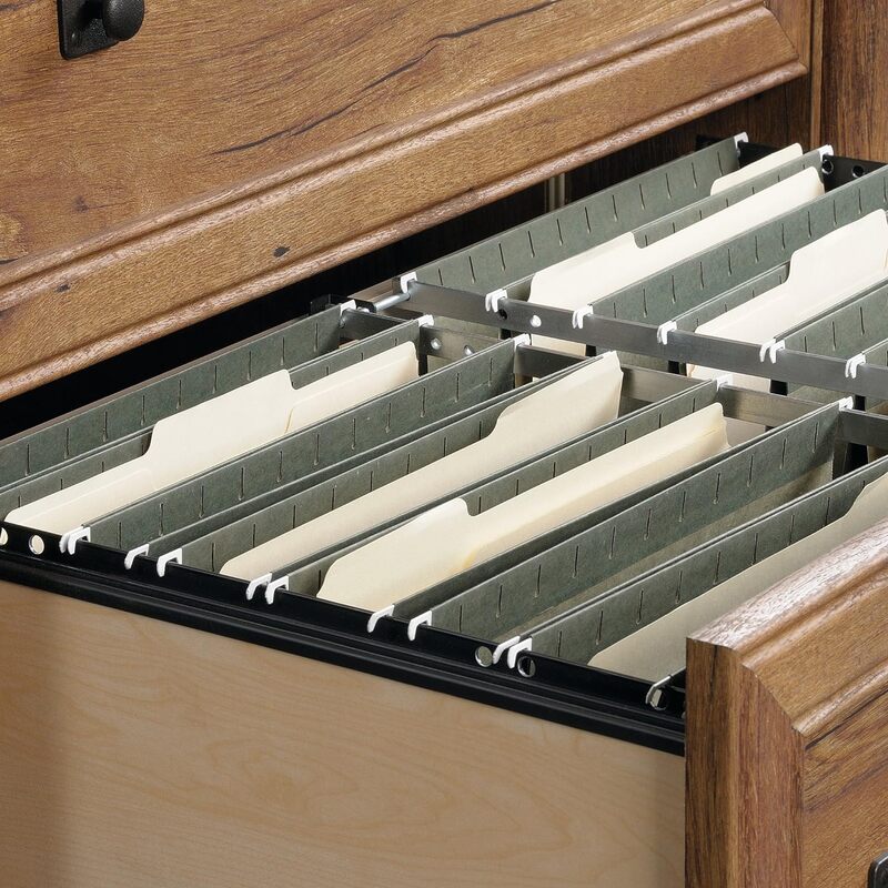 Шкаф для файлов Sauder Palladia, винтажная отделка из дуба