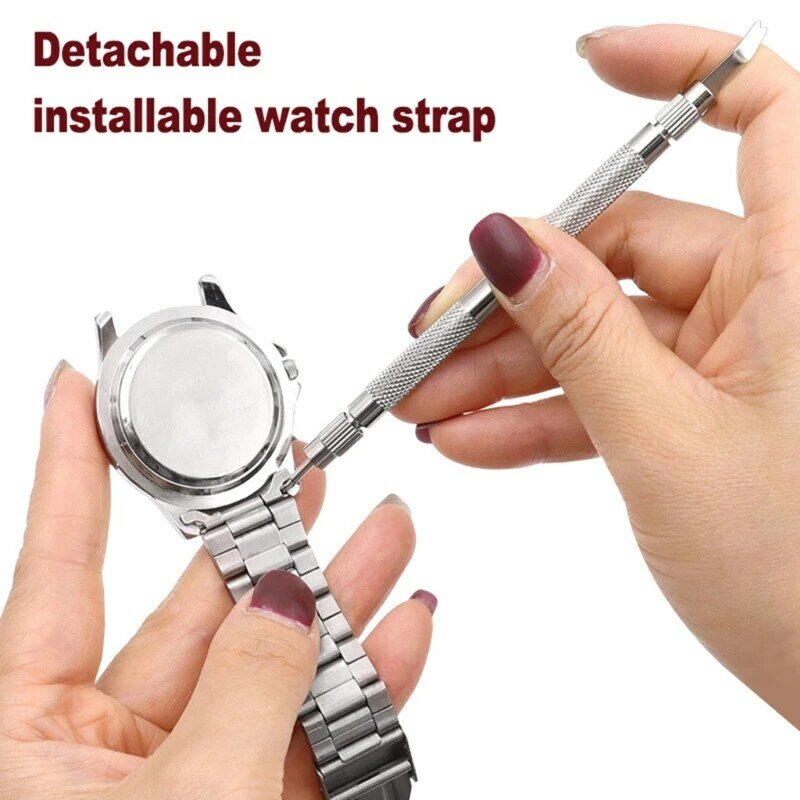 Werkzeugsatz für Uhrenarmbandstifte, robustes Werkzeug zum Entfernen von Federstegen für Uhrenfedern