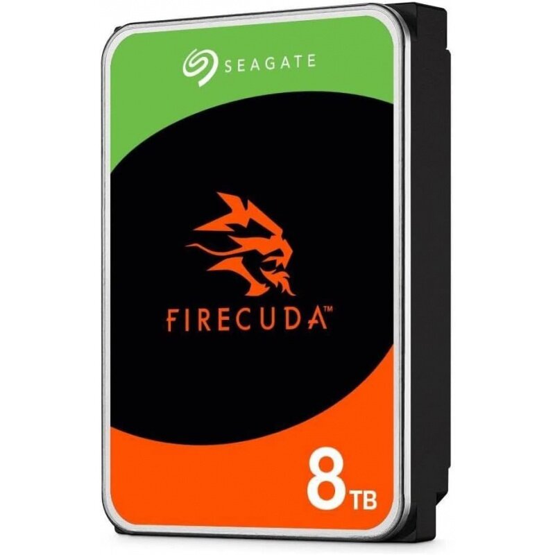 Внутренний жесткий диск Seagate FireCuda HDD 8 ТБ HDD-3,5 дюйма CMR SATA 6 ГБ/с 7200 об/мин 256 МБ кэш 300 ТБ/год с спасательными услугами (