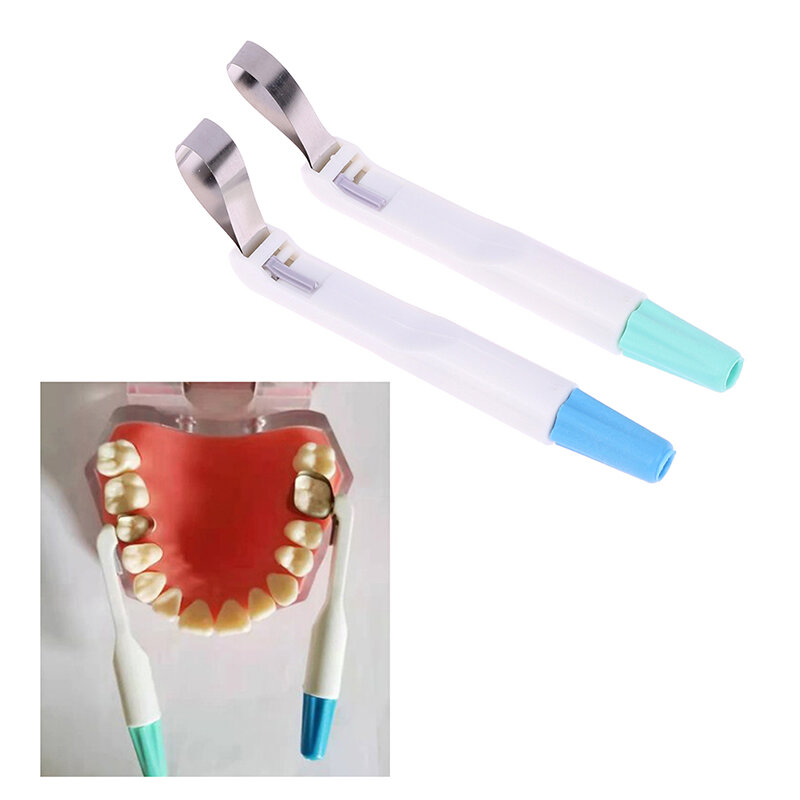 Aço inoxidável Dental Sectional Matrix Bandas, Posicionamento Moldagem Tablet, Segure 4.5, 6.0mm Ring System Tool for Teeth Filling, 1Pc