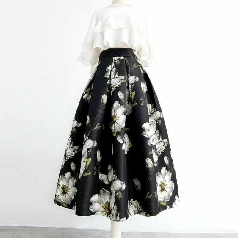 Longue jupe plissée de style bohème pour femmes, vêtements vintage, élégants, taille haute, Q626, nouvelle collection