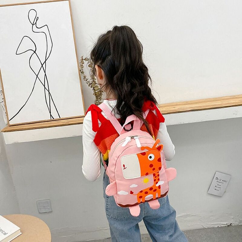 Arnês ajustável Safety Kids Animal Backpack, mochila escolar infantil, mochila anti-perdida do bebê, moda girafa, verão