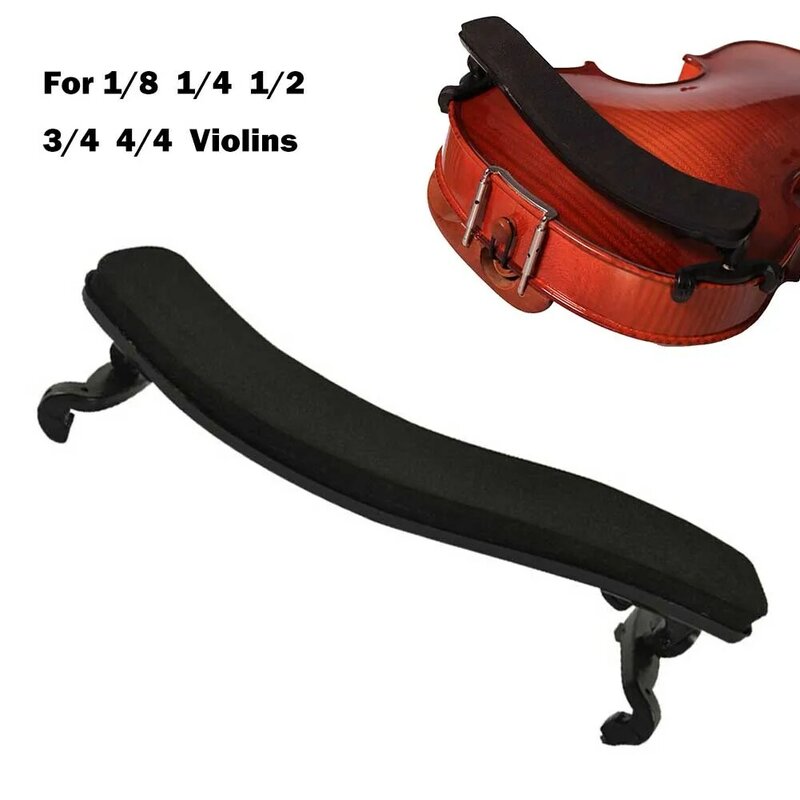 Плечевой упор для скрипки, регулируемый держатель всех размеров для скрипки 1/8 1/4 1/2 3/4, мягкие части струнных инструментов