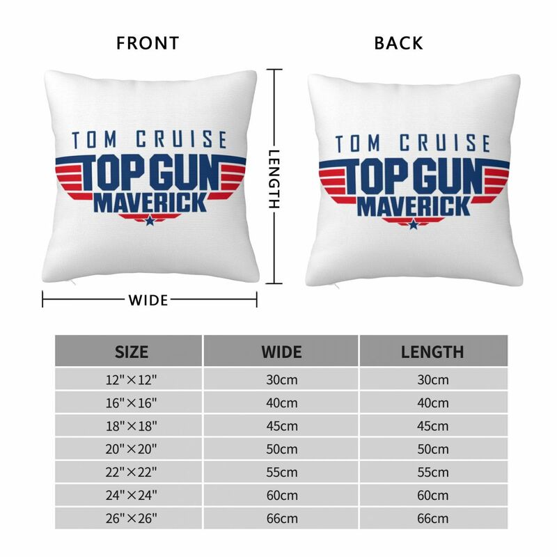 Квадратная подушка для дивана Top Gun Maverick