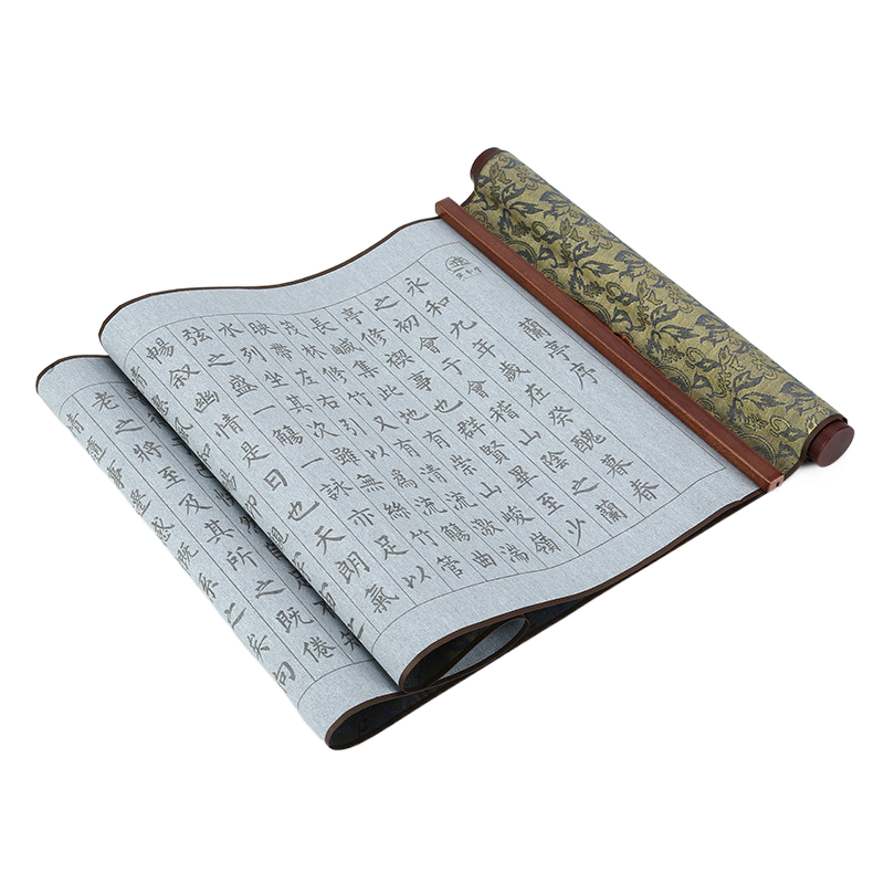 Kain Tulis Air Ajaib Gulir Copybook Sikat Kaligrafi Copybook Tao Te Ching Sutra Hati Dapat Digunakan Kembali Kertas Kaligrafi Cina