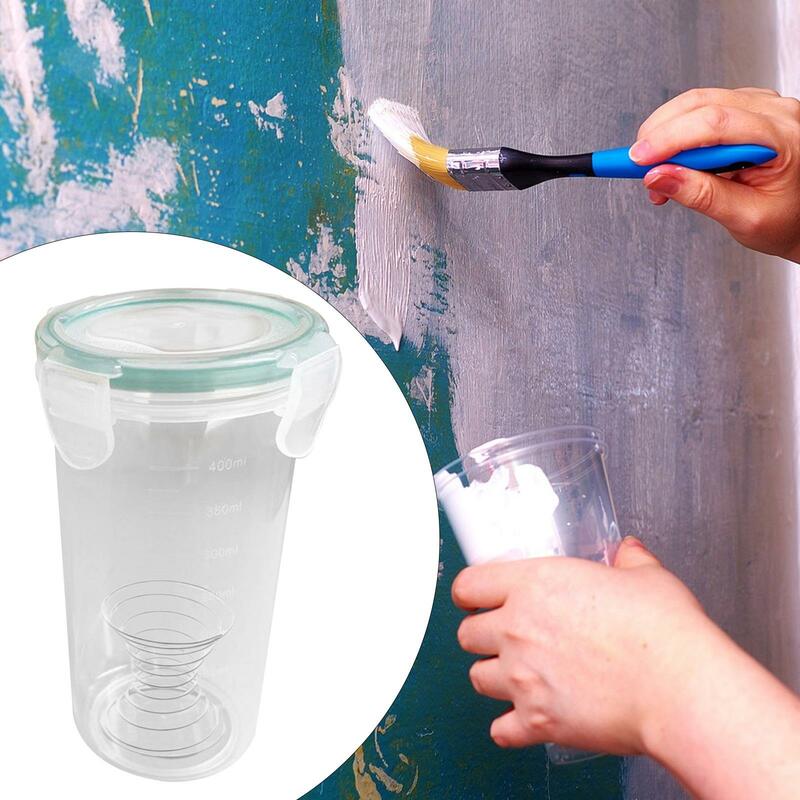 Touch up Paint Container with Stainless Steel Mixing Ball Paint Storage Containers Touch up Cups for Repainting Leftover Paint